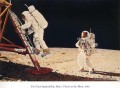 l’impossibilité finale des traces de l’homme sur la lune Norman Rockwell
